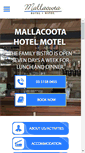 Mobile Screenshot of mallacootahotel.com.au